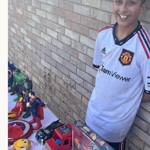 Held a charity toy sale and raised £105